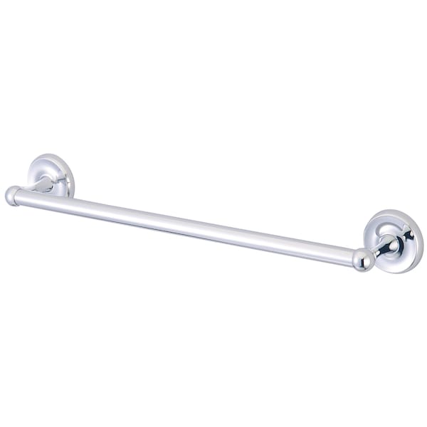 Classic 18" Towel Bar, Polished Chrome